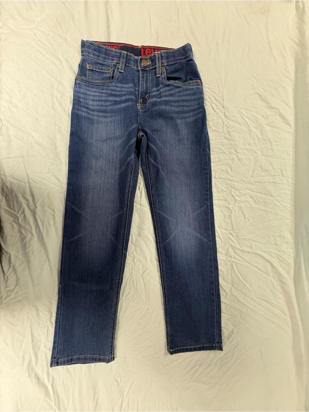 Levi's 514 Boys Youth Size 12 Reg Straight Performance Denim Jeans